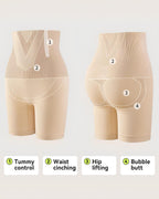Women's High-Waisted Tummy Control and Butt Lifting Seamless Breathable Shaping Shorts
