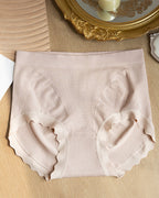 Mulberry Silk Warming Temperature-sensitive 10A Antibacterial Crotch High Elasticity Seamless Hip-lifting Panties