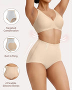 Seamless High-Waisted Tummy Control Shaping Panty