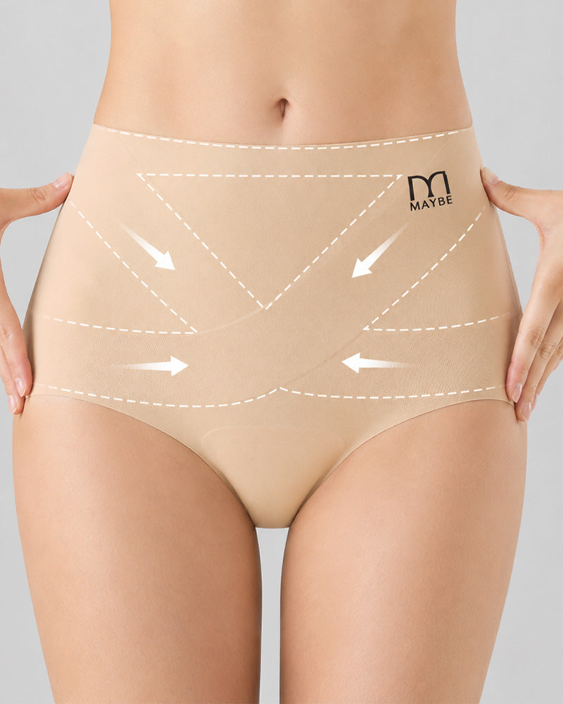 High Waist Tummy Control Seamless Breathable Panties
