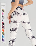 Seamless Tie-dye High-waisted Slimming Butt-lifting Tight-fitting Yoga Pants