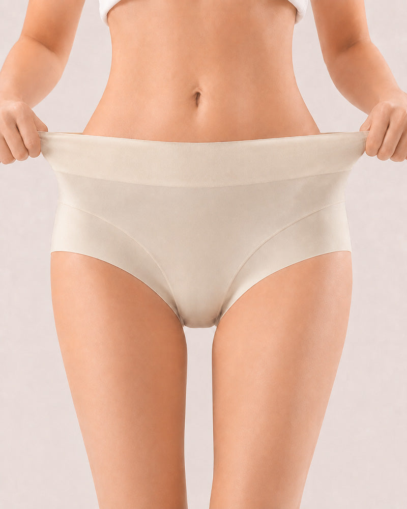5-Pack High Waist Pure Cotton Seamless Breathable Briefs