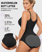 Deep V Tummy Control Seamless Easy-to-Wear Bodysuit Shaper