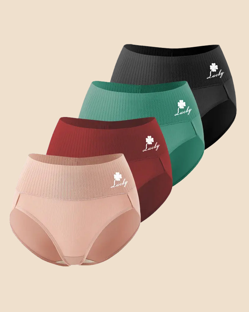 Women's High-waisted Elasticity Breathable Briefs