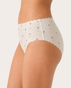 Six-pack Ice Silk Seamless Breathable Print Panties