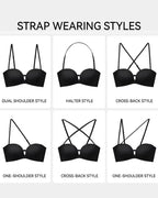 Women's Strapless Front-Closure Seamless Bra