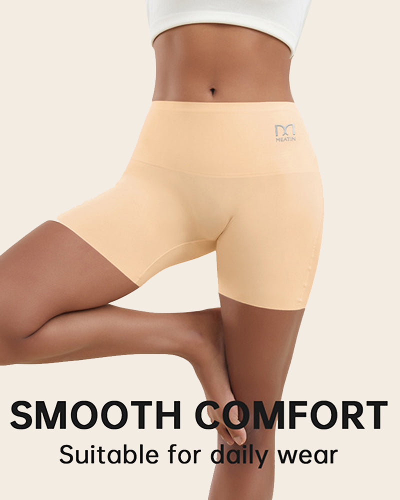 Women's High-Waisted Seamless Tummy Control Shaping Shorts
