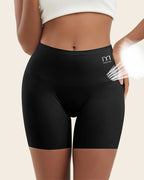 Women's High-Waisted Seamless Tummy Control Shaping Shorts