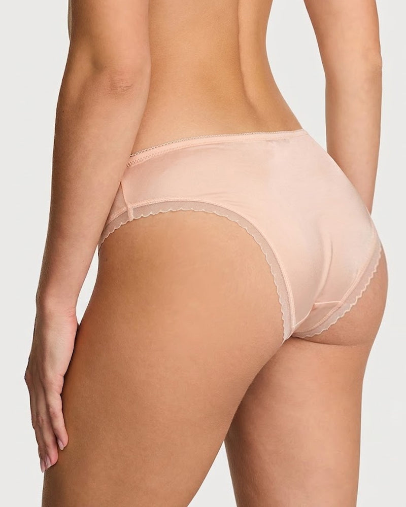 Women's Bow-tie Lace See-through Tulle Breathable Thong