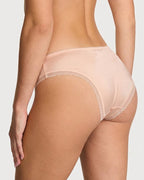 Women's Bow-tie Lace See-through Tulle Breathable Thong