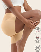 Women's High-Waisted Seamless Tummy Control Shaping Shorts