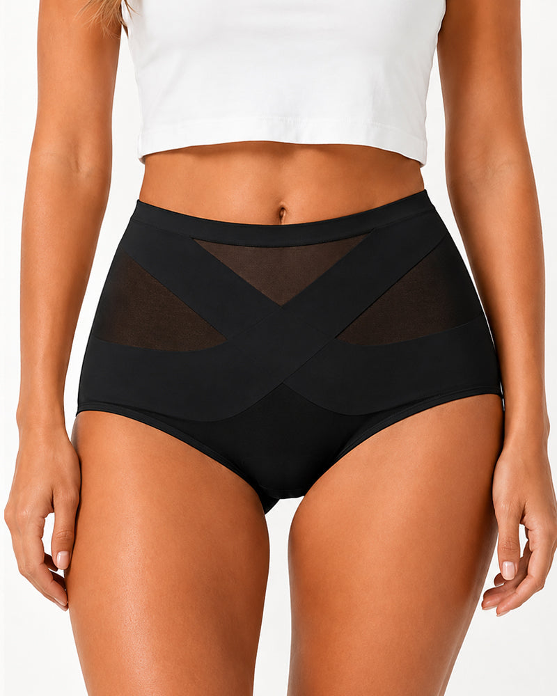 High Waist Seamless Tummy Control Hip-hugging Panties