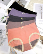 Five Pack High-elastic Seamless Bow-knot Breathable Panties