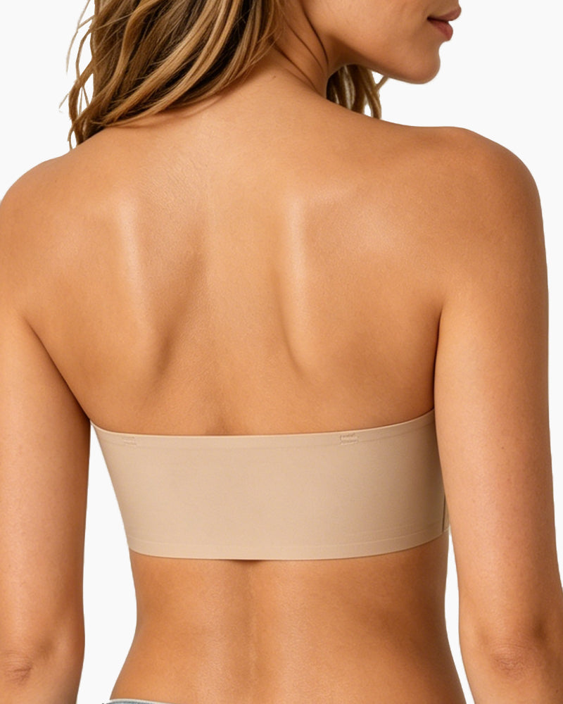 Women's Strapless Front-Closure Seamless Bra