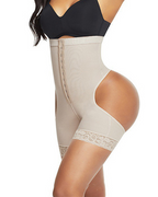 High-Waisted Hip-Lifting Lace Boxers