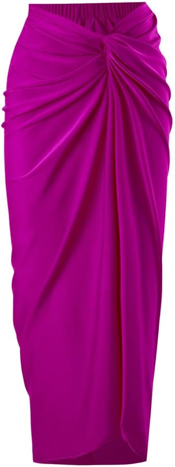 Women's One Piece Swimsuit with Beach Cover up Wrap Skirt Sarong Retro Floral Print Bikini Set Two Piece Bathing Suit