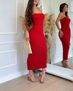 Aurora Listrado Tricot Dress