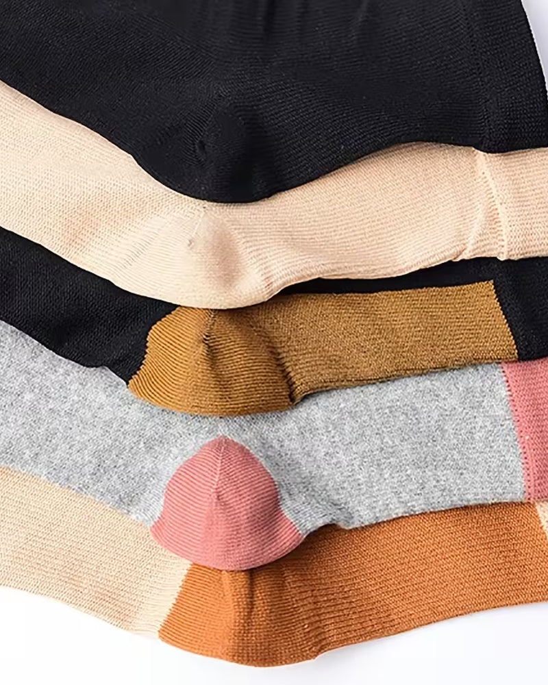 Multi-pack of Zippered Breathable Elastic Compression Stockings