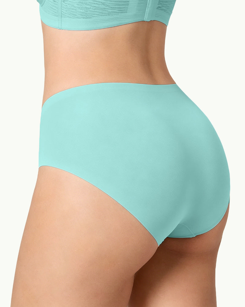 Women's Seamless High-Waisted Elastic Comfort Panties