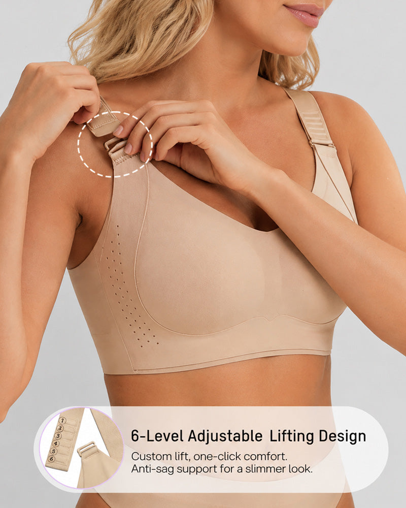 V Neck Wireless Seamless Comfort Bra