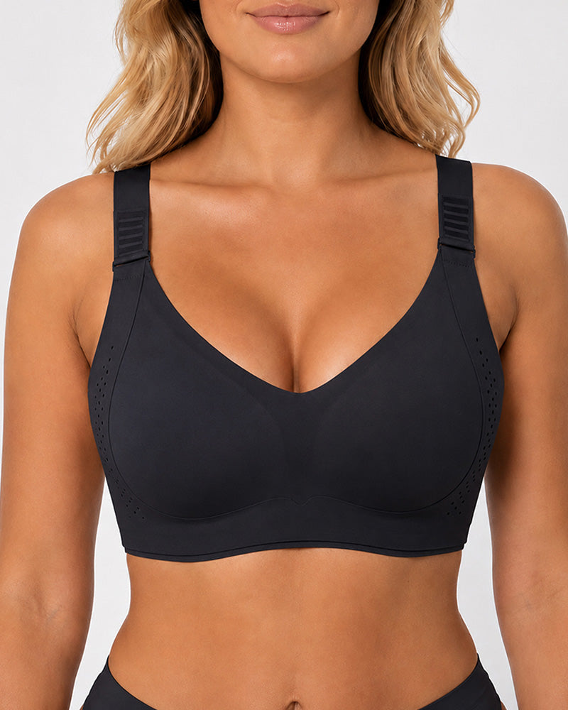 V Neck Wireless Seamless Comfort Bra