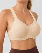 Deep V Comfortable Underwire Sports Bra