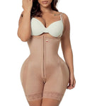 Double Compression Garment Abdomen Control Hook And Eye Closure Tummy Control Adjustable Bodysuit