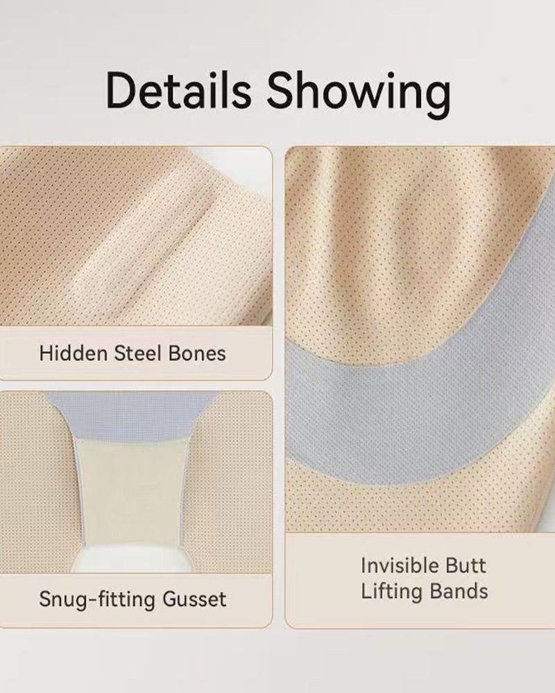 Women's High Waist Seamless Tummy Lifting Buttocks Breathable Shaping Shorts