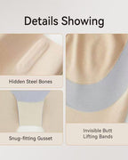 Women's High Waist Seamless Tummy Lifting Buttocks Breathable Shaping Shorts