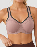 Deep V Comfortable Underwire Sports Bra