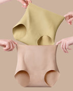 High-waisted Tummy-control Seamless 7A  Antibacterial Breathable Underwear