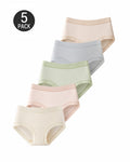 Five-Pack Cotton Seamless Breathable Panties