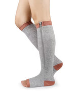 Multi-pack of Zippered Breathable Elastic Compression Stockings
