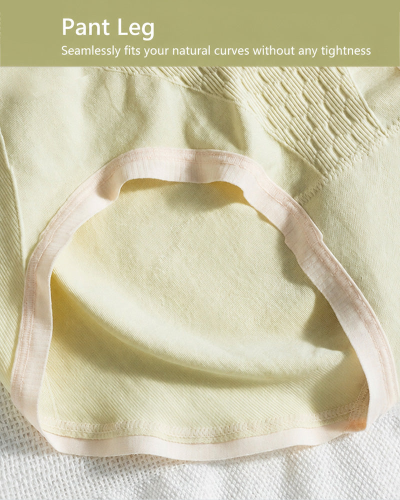5-Pack Pure Cotton High Waist Tummy Control Hip Lift Seamless Panties
