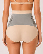 Two Pack High Waist Elastic Tummy Control Shaping Panties