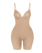 Padded Hip-Lifting Shaping Mid-Length Bodysuit