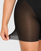 High Waist Tummy Control X-shaped Mesh Breathable Shaping Shorts