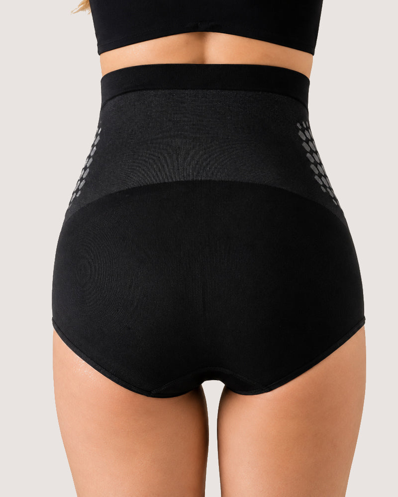 Two Pack High Waist Elastic Tummy Control Shaping Panties