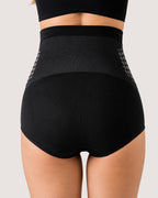 Two Pack High Waist Elastic Tummy Control Shaping Panties