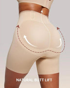Women's High Waist Seamless Tummy Lifting Buttocks Breathable Shaping Shorts