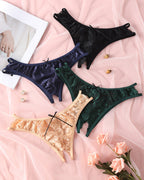 Women's Sexy Lace Open-crotch Panties