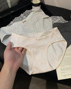 Comfortable Sexy Lace-trimmed Soft Cotton Panties