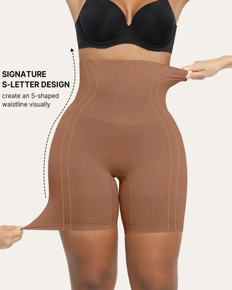Women's High Elastic Antibacterial Crotch Compression Hip-Lifting Shorts
