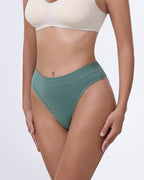 Women's Seamless Sports Fitness Solid Color Elastic T-Thong