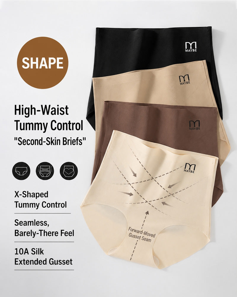 High Waist Tummy Control Seamless Breathable Panties