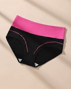 Women's  High Waist Colorblock Seamless Cotton Briefs