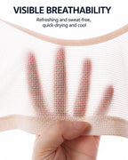 Front Closure Ultra-thin Breathable Mesh Seamless Wire-free Vest Bra