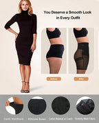 Women's Tummy Control Butt Lift Belt Thigh Slim Shapewear Shorts