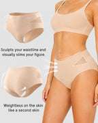 5-Pack Seamless Mesh Cutout Elastic Panty