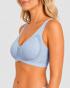 Ultra Thin Deep V Seamless Breathable Wire-Free Jelly Bra